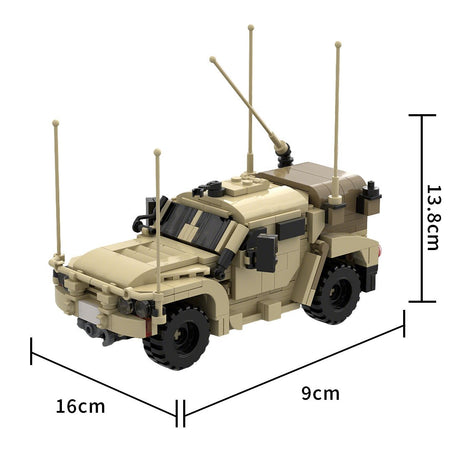 MOC - 224329 Thales Hawkei - Australian Multirole Light Utility Vehicle Building Blocks - LesDiy - Building Blocks