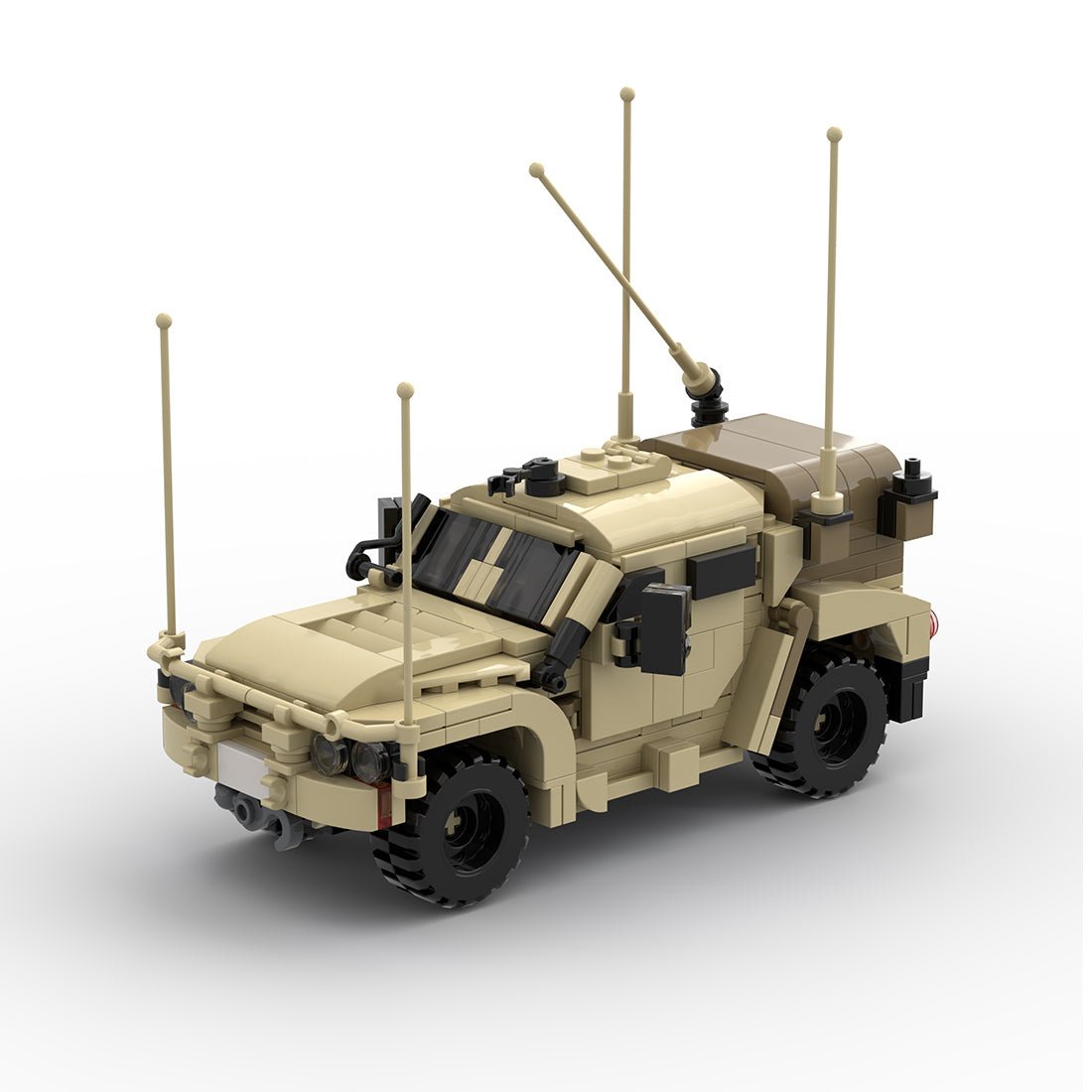 MOC - 224329 Thales Hawkei - Australian Multirole Light Utility Vehicle Building Blocks - LesDiy - Building Blocks