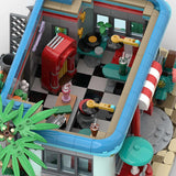 MOC - 224580 Milkshake bar Building Blocks - LesDiy - 