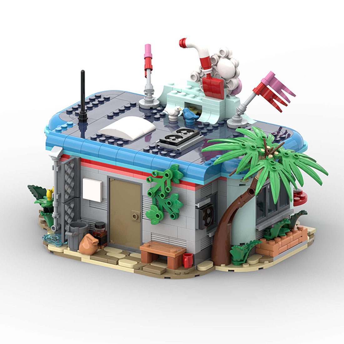 MOC - 224580 Milkshake bar Building Blocks - LesDiy - 
