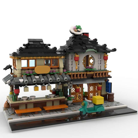 MOC - 224597 Japan Restaurant Building Blocks - LesDiy - Building Blocks