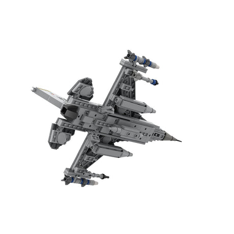 MOC - 224853 F - 16C Fighting Falcon, Nellis (1:58) Building Blocks - LesDiy - Building Blocks