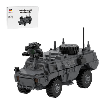 MOC-225385 1/35 Scale Military TEXTRON TAPV Building Blocks-LesDiy - 