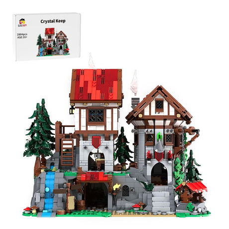 MOC - 225455 Crystal Keep Building Blocks - LesDiy - 