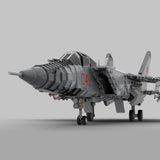 MOC - 225531 1:35 Scale MiG - 31 Foxhound Building Blocks - LesDiy - Building Blocks