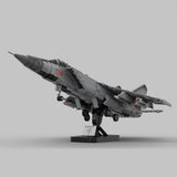 MOC - 225531 1:35 Scale MiG - 31 Foxhound Building Blocks - LesDiy - Building Blocks