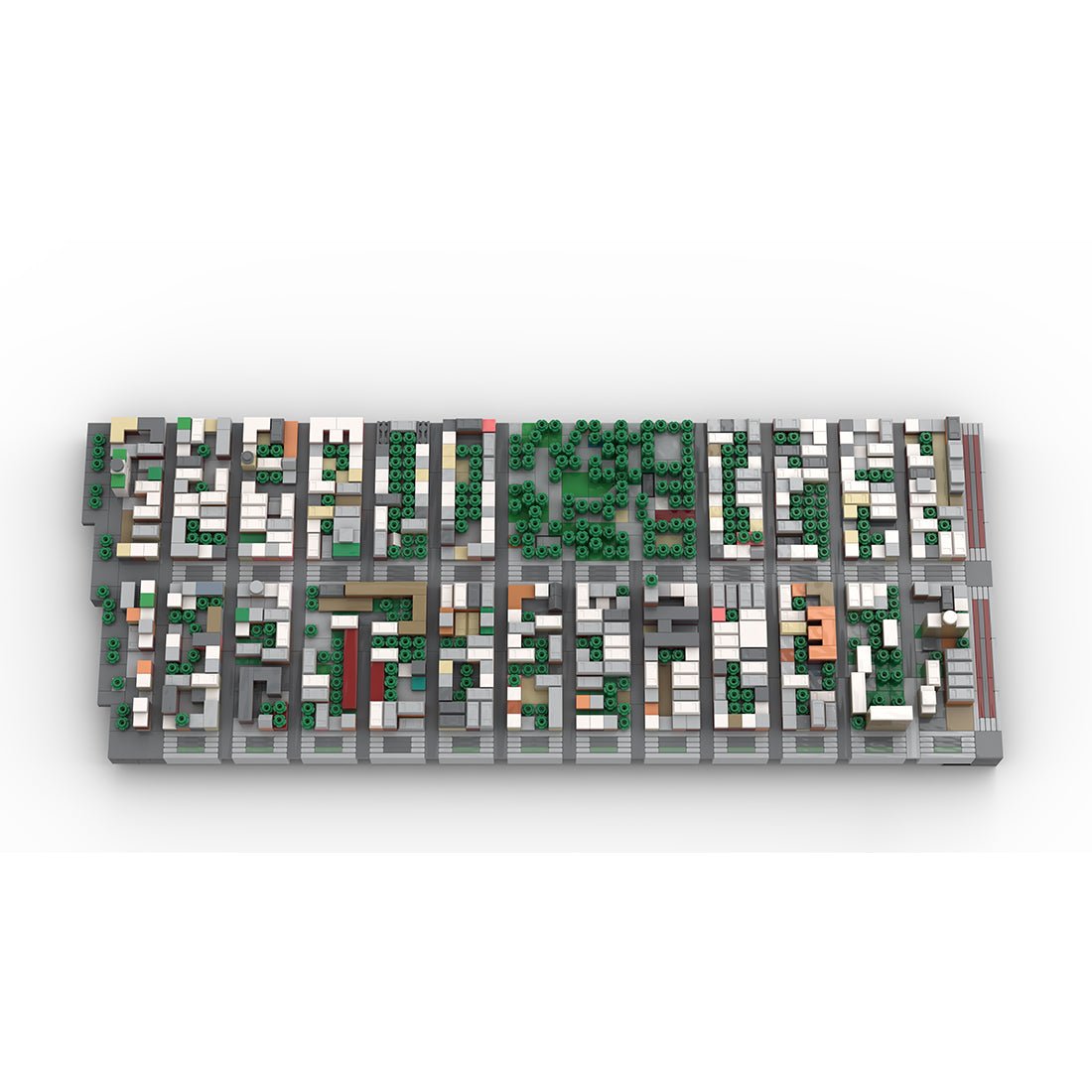 MOC - 225884 1/2000 Scale Lower Manhattan - Alphabetcity Module 1 Building Blocks - LesDiy - Building Blocks