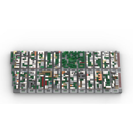 MOC - 225884 1/2000 Scale Lower Manhattan - Alphabetcity Module 1 Building Blocks - LesDiy - Building Blocks