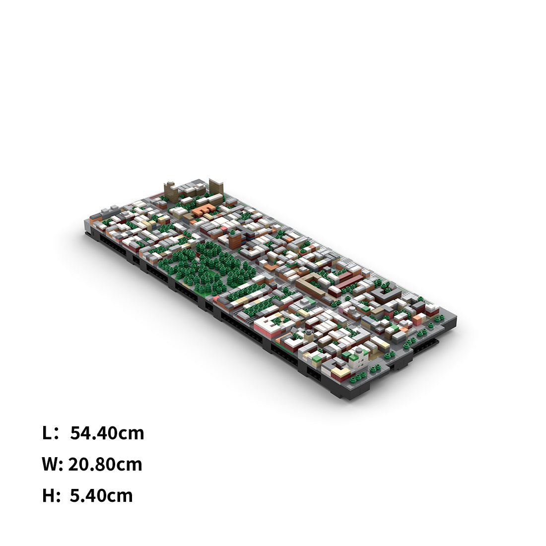 MOC - 225884 1/2000 Scale Lower Manhattan - Alphabetcity Module 1 Building Blocks - LesDiy - Building Blocks