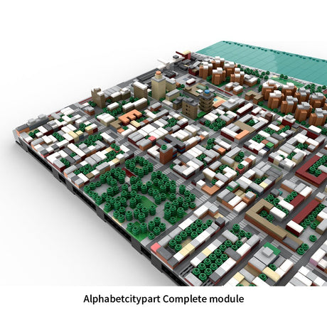 MOC - 225884 1/2000 Scale Lower Manhattan - Alphabetcity Module 2 Building Blocks - LesDiy - Building Blocks