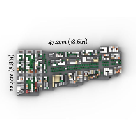 MOC - 225884 1/2000 Scale Lower Manhattan - Bowery Building Blocks - LesDiy - Building Blocks