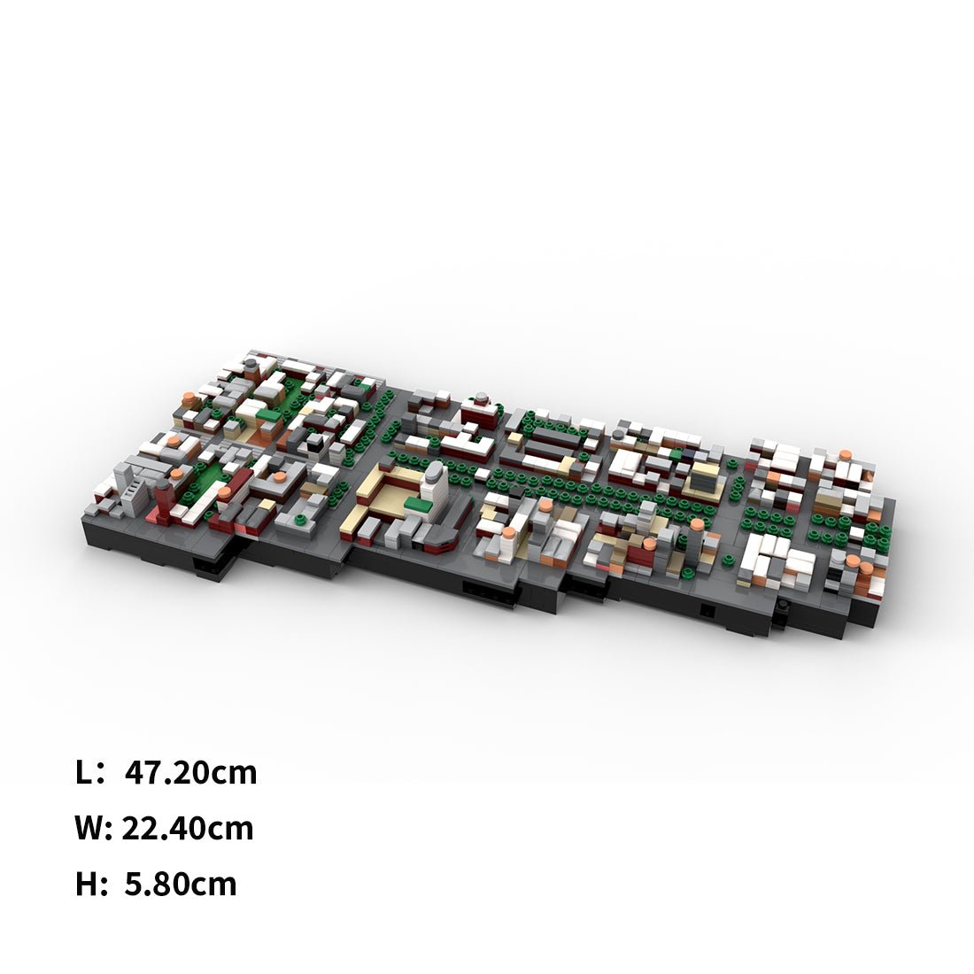 MOC - 225884 1/2000 Scale Lower Manhattan - Bowery Building Blocks - LesDiy - Building Blocks