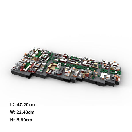 MOC - 225884 1/2000 Scale Lower Manhattan - Bowery Building Blocks - LesDiy - Building Blocks