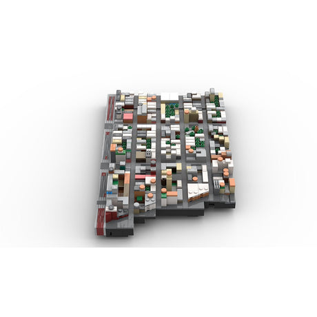 MOC - 225884 1/2000 Scale Lower Manhattan - EastVillage Module 1 Building Blocks - LesDiy - Building Blocks
