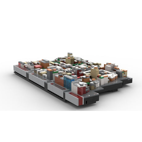 MOC - 225884 1/2000 Scale Lower Manhattan - EastVillage Module 1 Building Blocks - LesDiy - Building Blocks