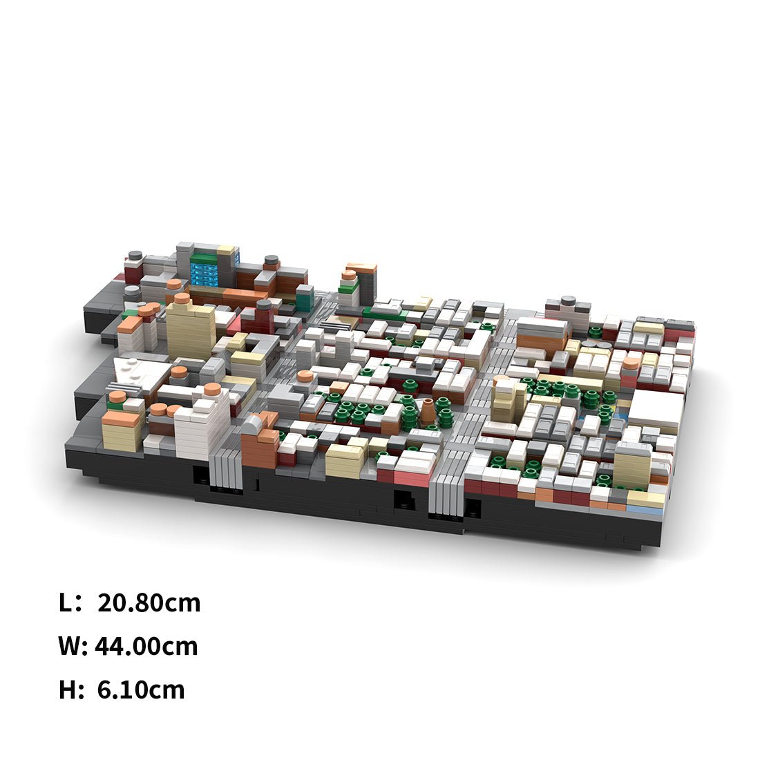MOC - 225884 1/2000 Scale Lower Manhattan - EastVillage Module 1 Building Blocks - LesDiy - Building Blocks
