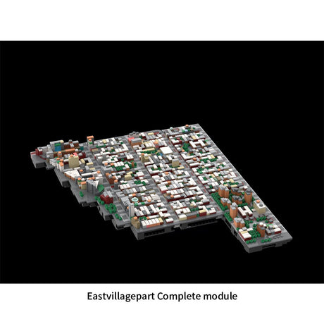 MOC - 225884 1/2000 Scale Lower Manhattan - EastVillage Module 2 Building Blocks - LesDiy - Building Blocks