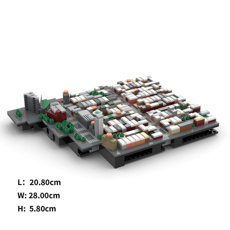 MOC - 225884 1/2000 Scale Lower Manhattan - EastVillage Module 3 Building Blocks - LesDiy - Building Blocks