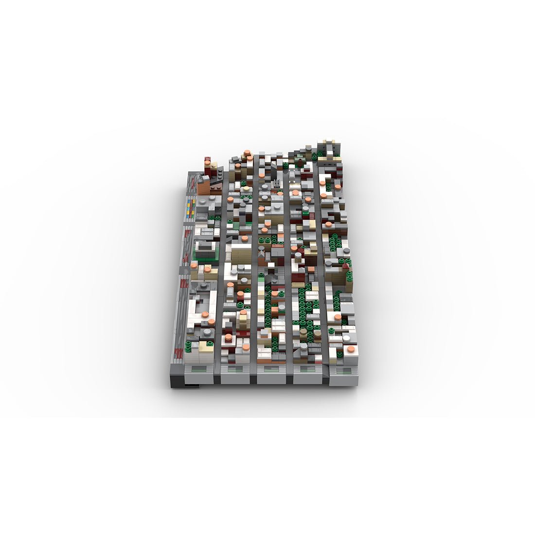 MOC - 225884 1/2000 Scale Lower Manhattan - GreenwichVillage Module 1 Building Blocks - LesDiy - Building Blocks