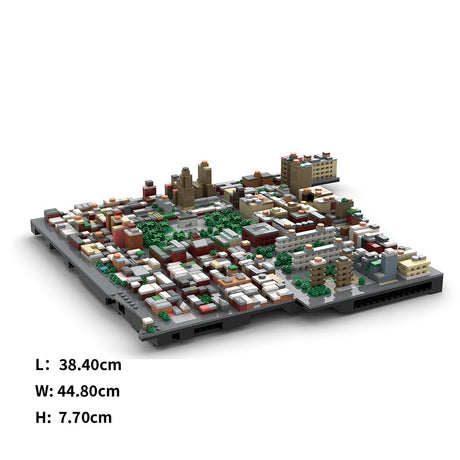 MOC - 225884 1/2000 Scale Lower Manhattan - GreenwichVillage Module 2 Building Blocks - LesDiy - Building Blocks