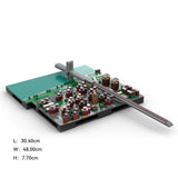 MOC - 225884 1/2000 Scale Lower Manhattan - LowerEastSide Module 2 Building Blocks - LesDiy - Building Blocks