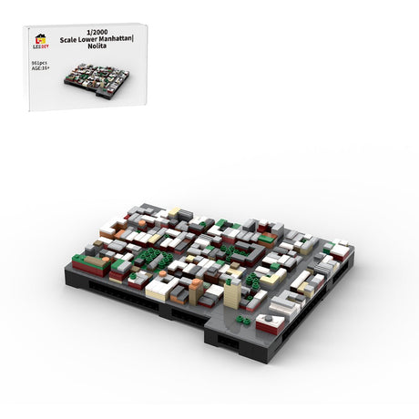 MOC - 225884 1/2000 Scale Lower Manhattan - Nolita Building Blocks - LesDiy - Building Blocks