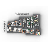 MOC - 225884 1/2000 Scale Lower Manhattan - North of Houston Building Blocks - LesDiy - Building Blocks