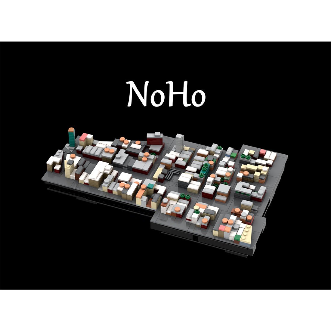 MOC - 225884 1/2000 Scale Lower Manhattan - North of Houston Building Blocks - LesDiy - Building Blocks