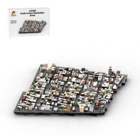MOC - 225884 1/2000 Scale Lower Manhattan - South of Houston Building Blocks - LesDiy - Building Blocks