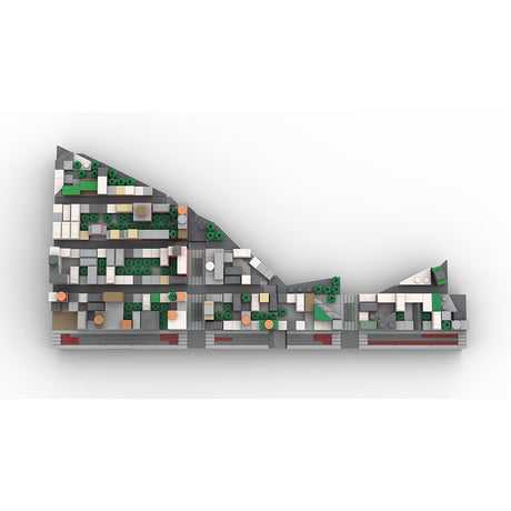 MOC - 225884 1/2000 Scale Lower Manhattan - WestVillage Module 1 Building Blocks - LesDiy - Building Blocks