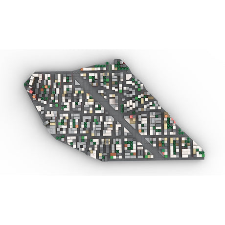 MOC - 225884 1/2000 Scale Lower Manhattan - WestVillage Module 2 Building Blocks - LesDiy - Building Blocks