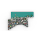 MOC - 225884 1/2000 Scale Lower Manhattan - WestVillage Module 3 Building Blocks - LesDiy - Building Blocks