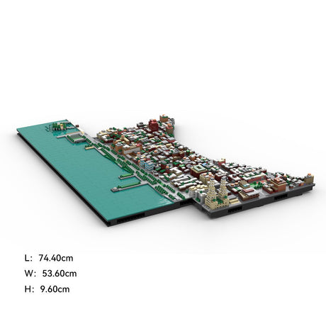 MOC - 225884 1/2000 Scale Lower Manhattan - WestVillage Module 3 Building Blocks - LesDiy - Building Blocks