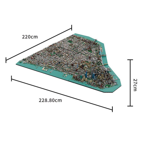 MOC - 225884 Lower Manhattan - New York City Building Blocks - LesDiy - Building Blocks