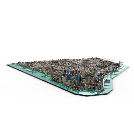 MOC - 225884 Lower Manhattan - New York City Building Blocks - LesDiy - Building Blocks