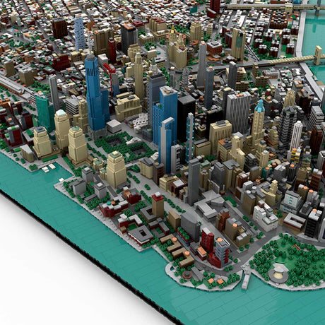 MOC - 225884 Lower Manhattan - New York City Building Blocks - LesDiy - Building Blocks