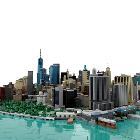 MOC - 225884 Lower Manhattan - New York City Building Blocks - LesDiy - Building Blocks