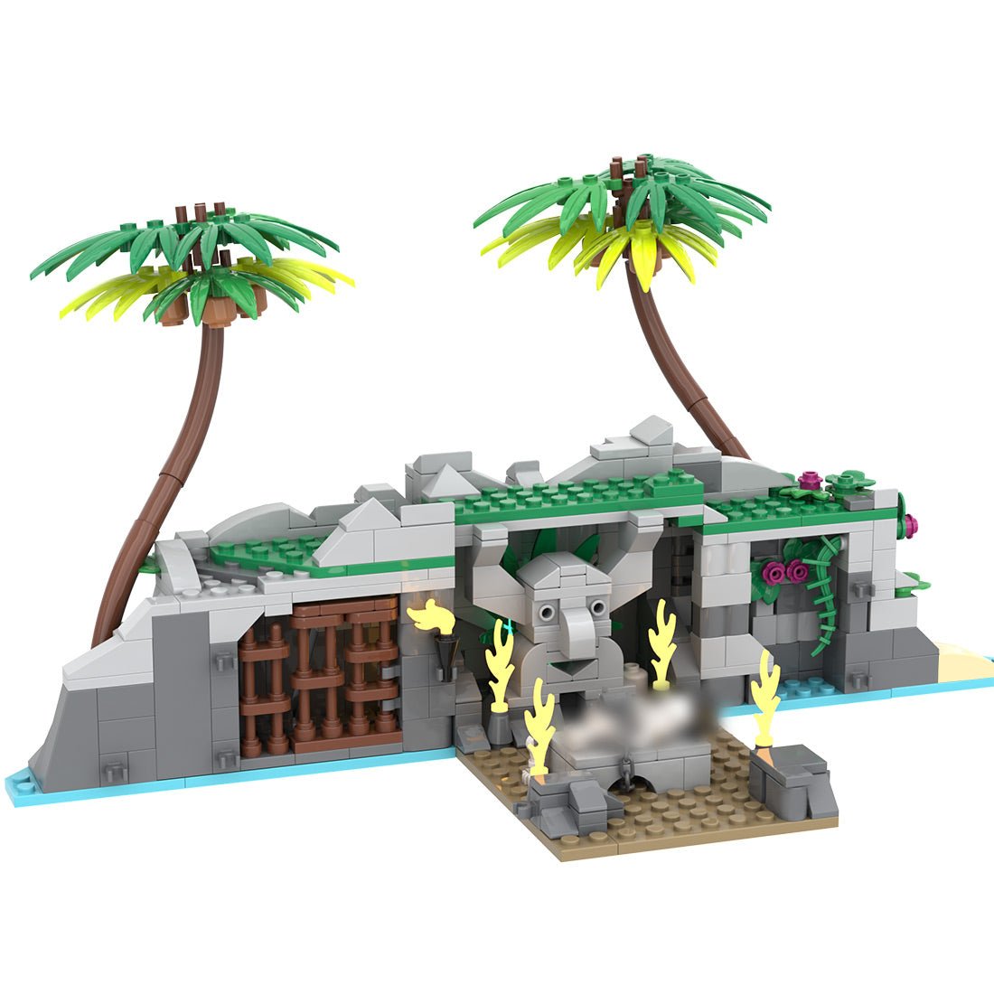 MOC - 225892 TAPU ISLAND Building Blocks - LesDiy - 