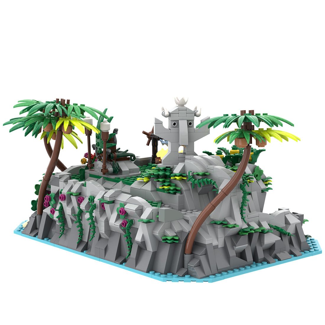 MOC - 225892 TAPU ISLAND Building Blocks - LesDiy - 