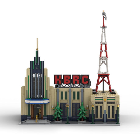 MOC-226314 Brick FM Radio Station Building Blocks-LesDiy-MOC-