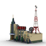 MOC-226314 Brick FM Radio Station Building Blocks-LesDiy-MOC-