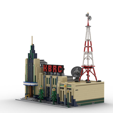 MOC-226314 Brick FM Radio Station Building Blocks-LesDiy-MOC-