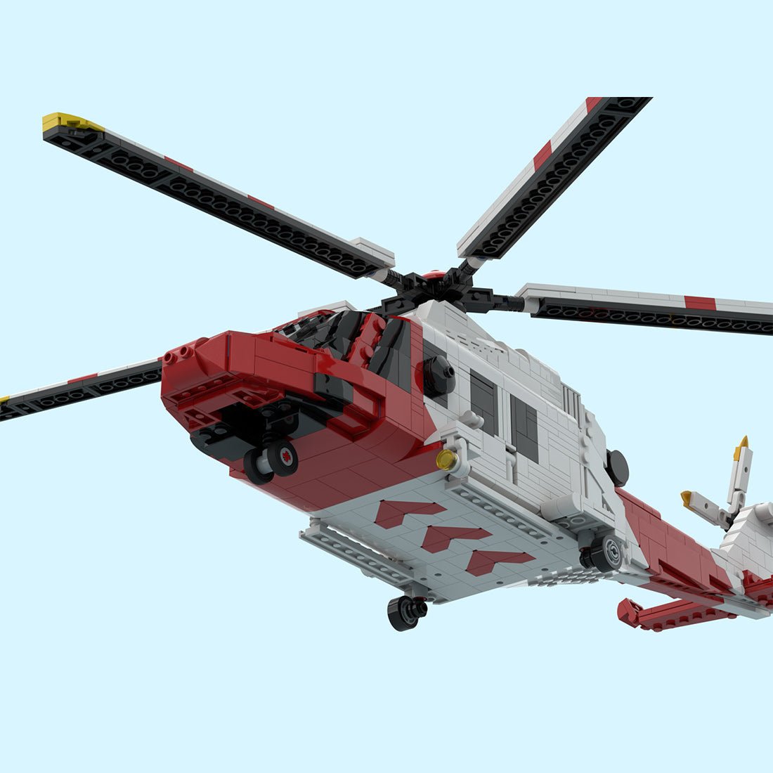 MOC - 226775 AgustaWestland AW - 139 Building Blocks - LesDiy - Building Blocks