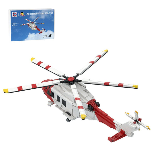 MOC - 226775 AgustaWestland AW - 139 Building Blocks - LesDiy - Building Blocks