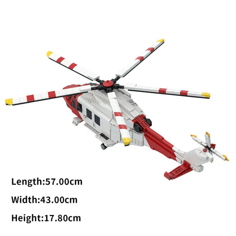 MOC - 226775 AgustaWestland AW - 139 Building Blocks - LesDiy - Building Blocks