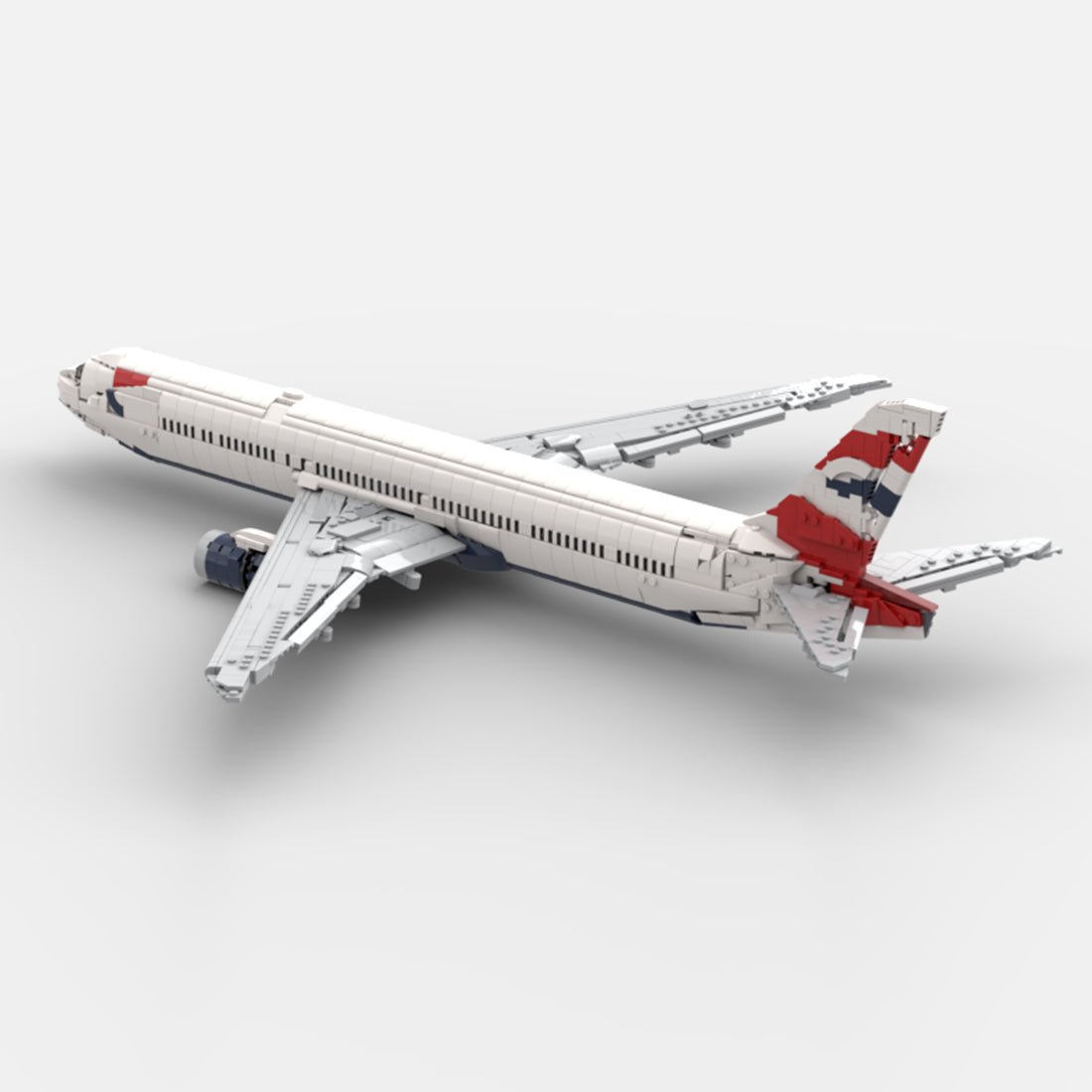 MOC - 227119 British Airways 777 - 300er Building Blocks - LesDiy - 