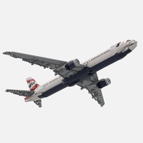 MOC - 227119 British Airways 777 - 300er Building Blocks - LesDiy - 
