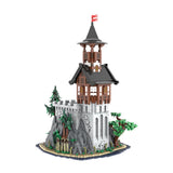 MOC-227229 Medieval Rock Tower Building Blocks-LesDiy-Building Blocks-