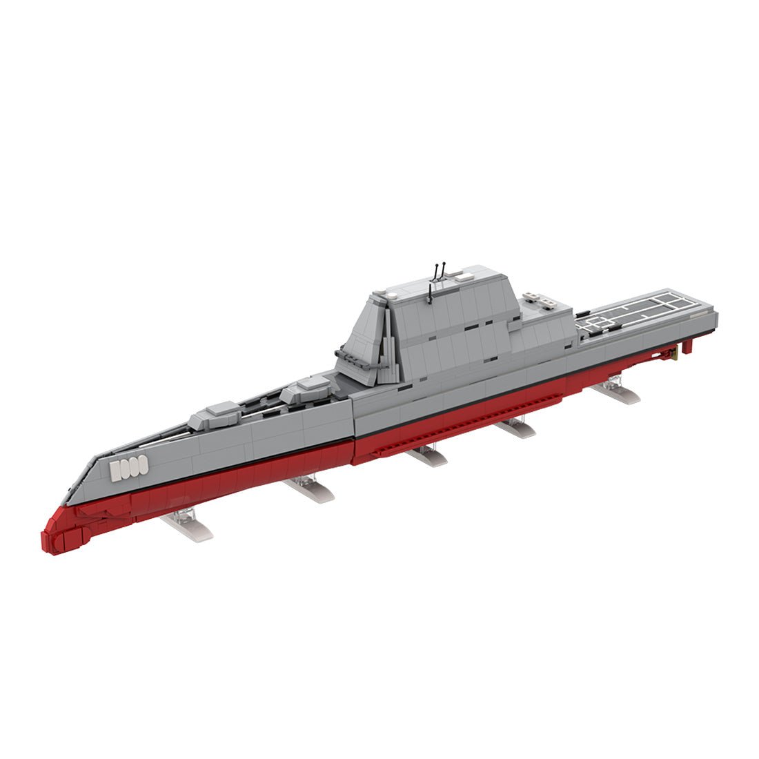 MOC-227260 USS Zumwalt Building Blocks-LesDiy-MOC-