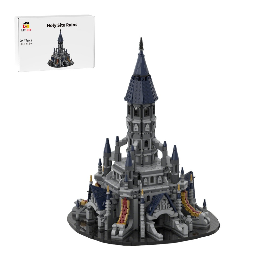 MOC - 227974 Hyrule Castle - The Legend of Zelda Breath of the Wild Building Blocks - LesDiy - 